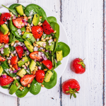 healthy spring salad