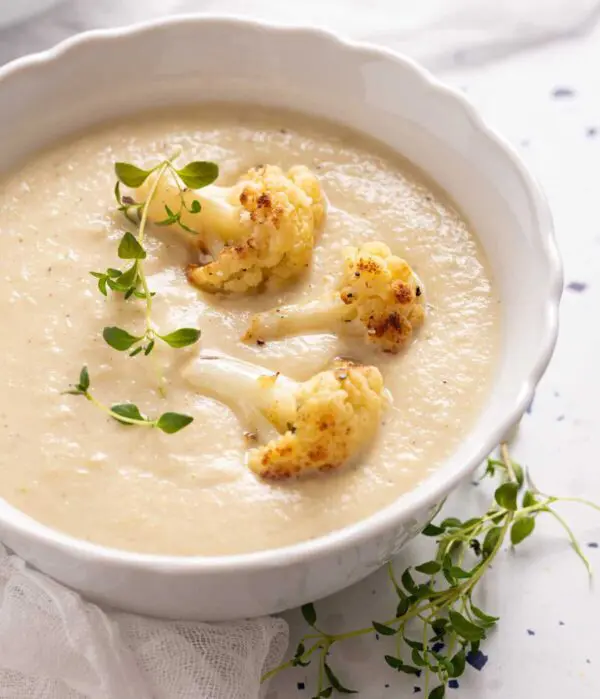 healthy cauliflower soup recipe