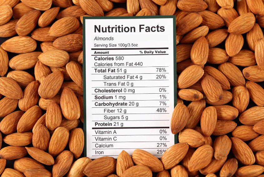 nutrition label