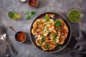 fall recipes cauliflower steak