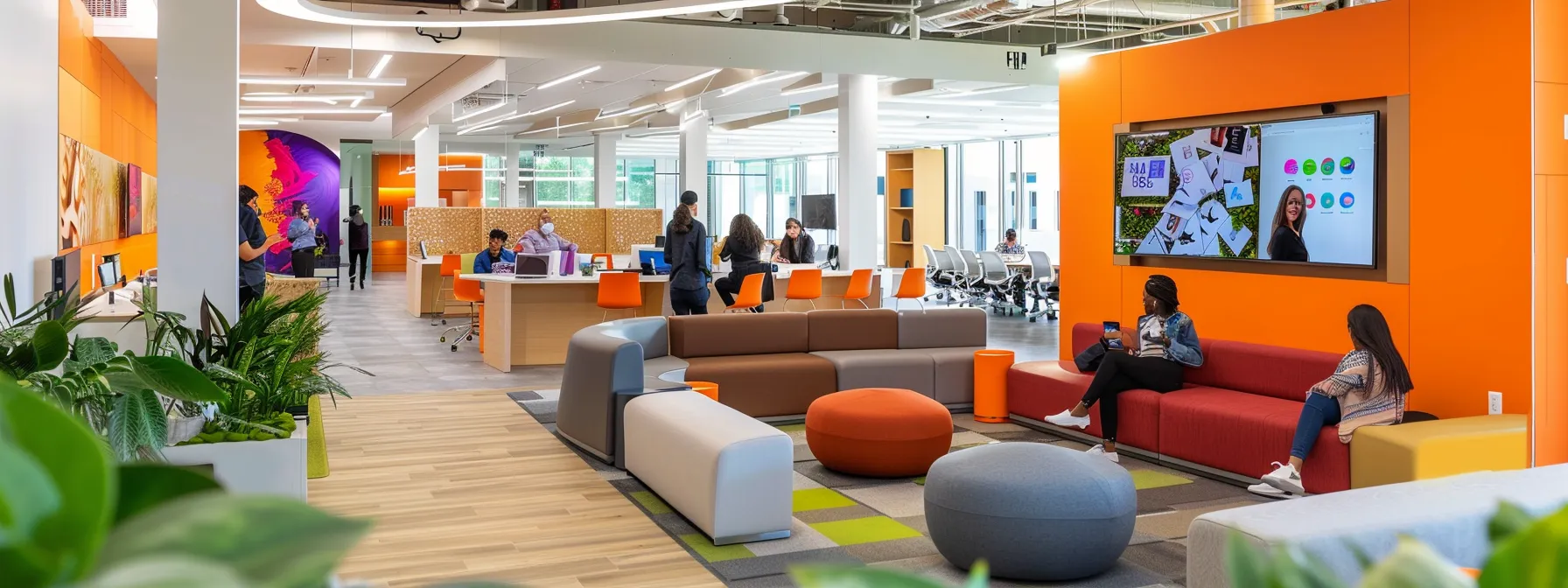a vibrant office setting features an engaged group of diverse individuals collaborating over a large whiteboard filled with colorful goal-setting strategies and community resources, symbolizing the journey towards sustainable weight loss.